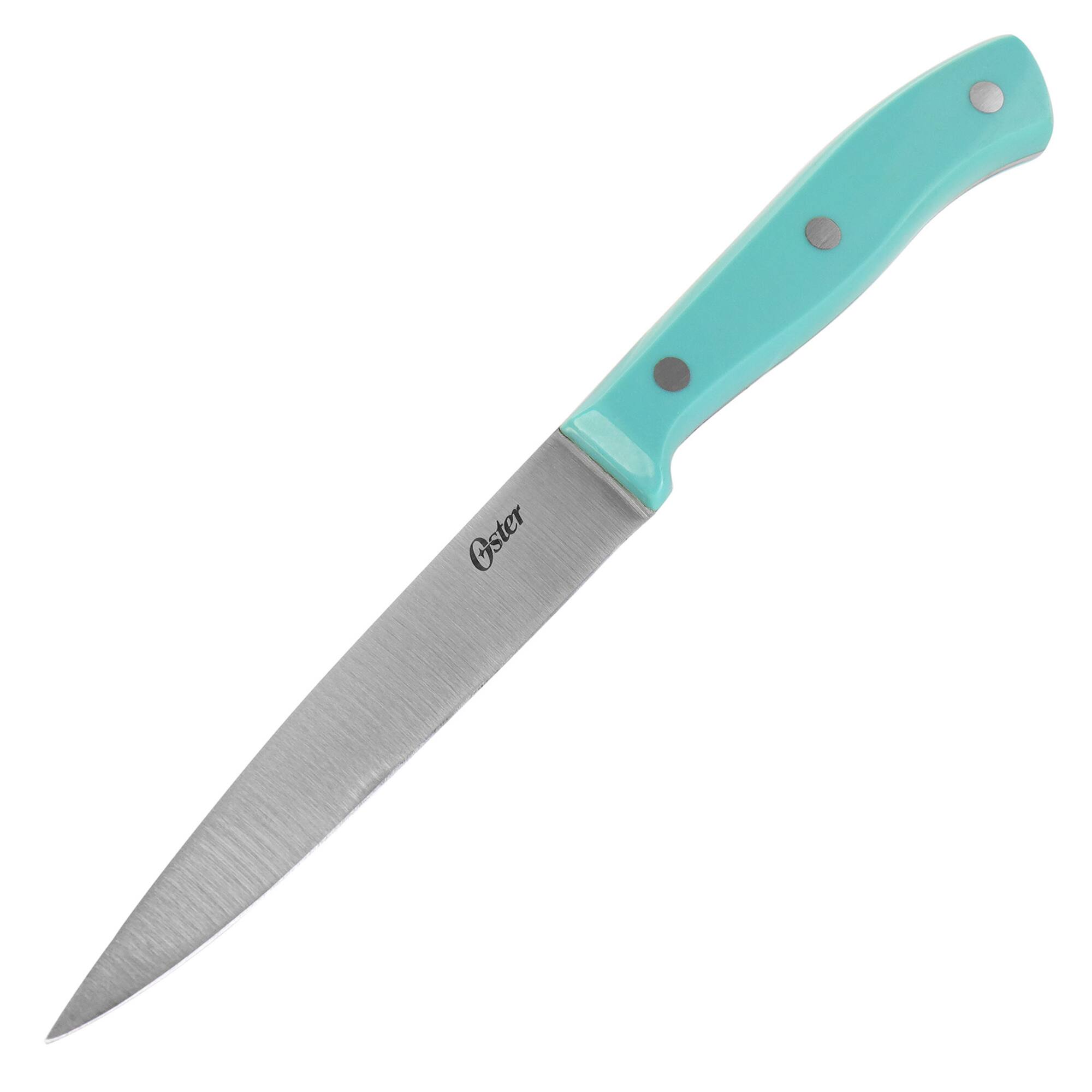 Oster Evansville 14-Piece Light Blue Stainless Steel Cutlery Set